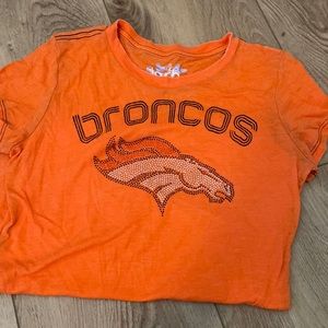 Orange Broncos tee